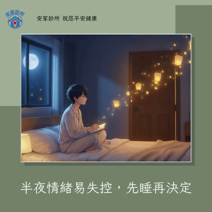 晚上常常會發現我們越想越糟