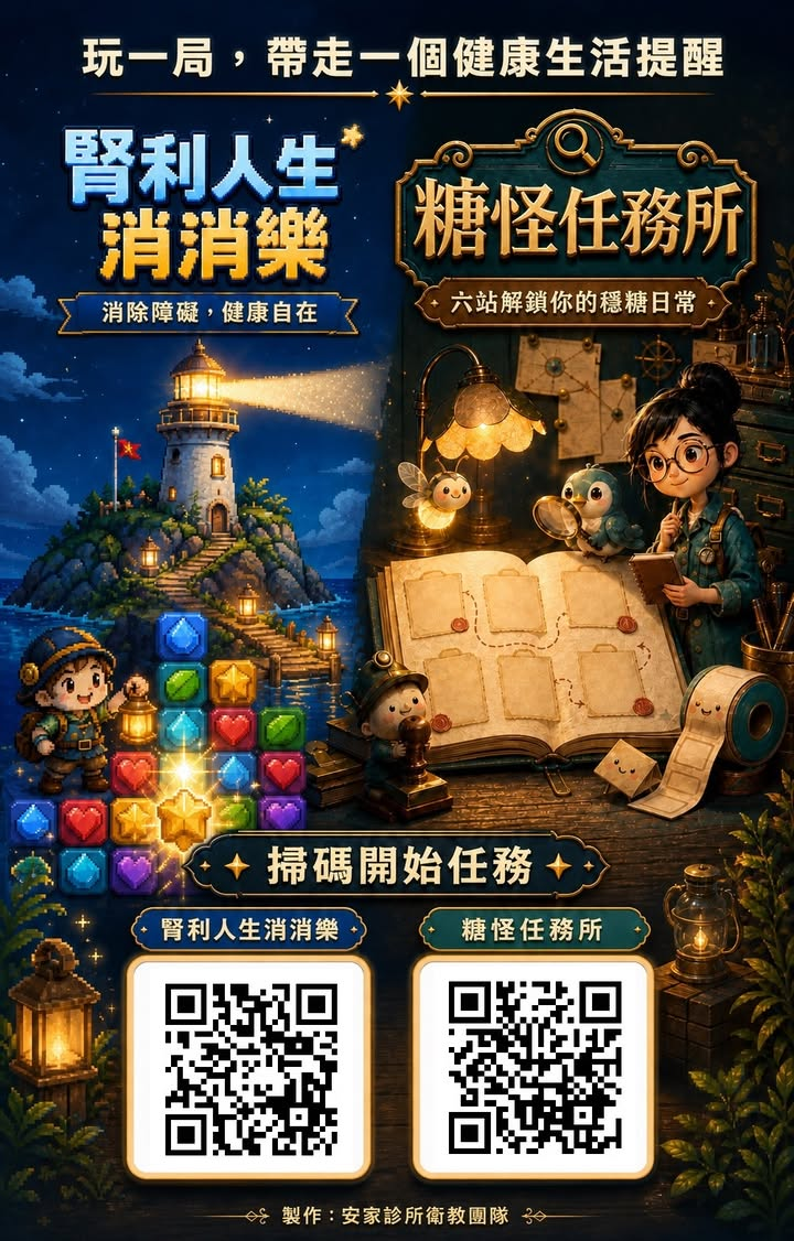 健康提醒，也可以從一局遊戲開始！
